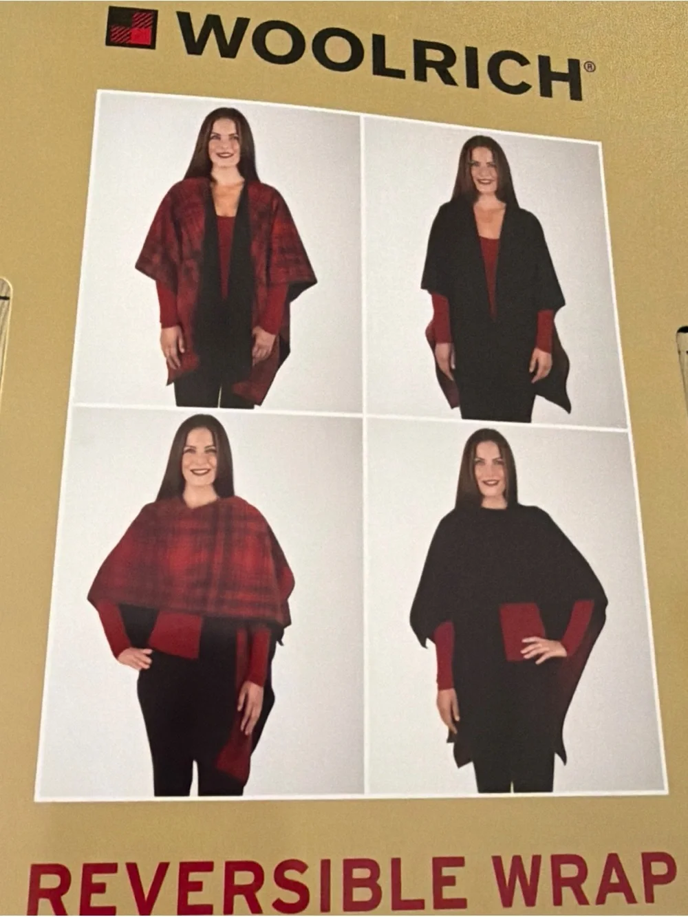 Woolrich reversible wrap